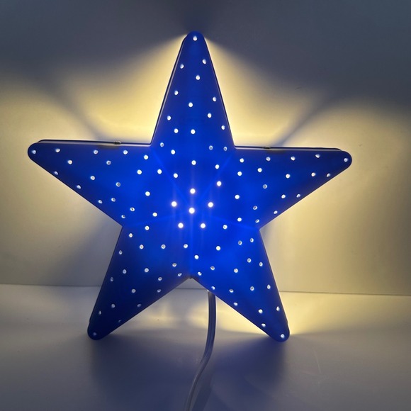 IKEA Other - IKEA Smila Stjarna Blue Star Wall Lamp Kids Room Night Light Anna Efverlund